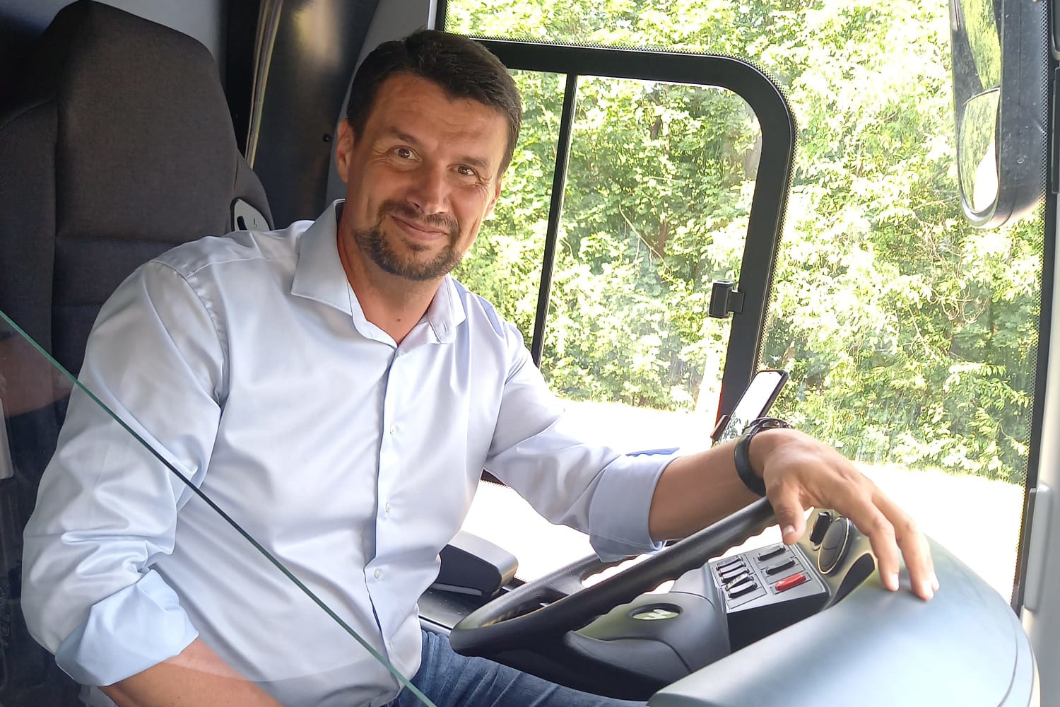 TPK, blog, Braňo vozil trnavčanov vodíkovým autobusom